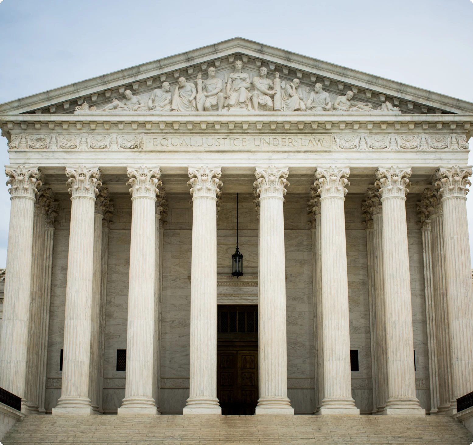 Classical building with tall columns and pediment.